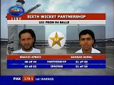 Afridi Four Sixes in 4 Balls to harbhajan singh