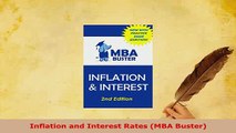 PDF  Inflation and Interest Rates MBA Buster Download Online