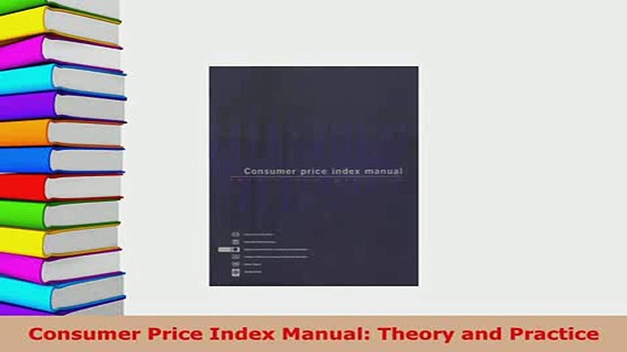 PDF  Consumer Price Index Manual Theory and Practice Download Full Ebook