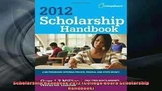 READ book  Scholarship Handbook 2012 College Board Scholarship Handbook  FREE BOOOK ONLINE