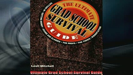 READ book  Ultimate Grad School Survival Guide  FREE BOOOK ONLINE