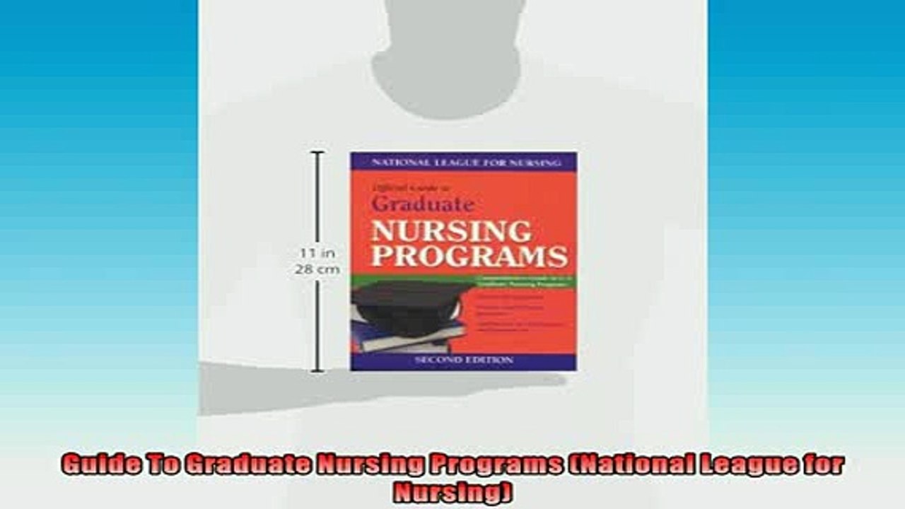 Free PDF Downlaod  Guide To Graduate Nursing Programs National League for Nursing  FREE BOOOK ONLINE