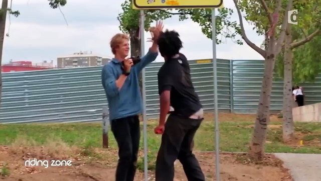 5 Tricks - Double Peg Grind Hard 270 Boardslide - #RidingZone