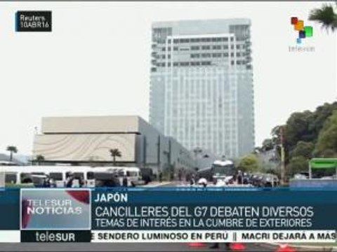 Cancilleres del G7 debaten cooperación en lucha antiterrorista