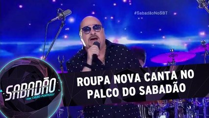 Roupa Nova canta no palco do Sabadão