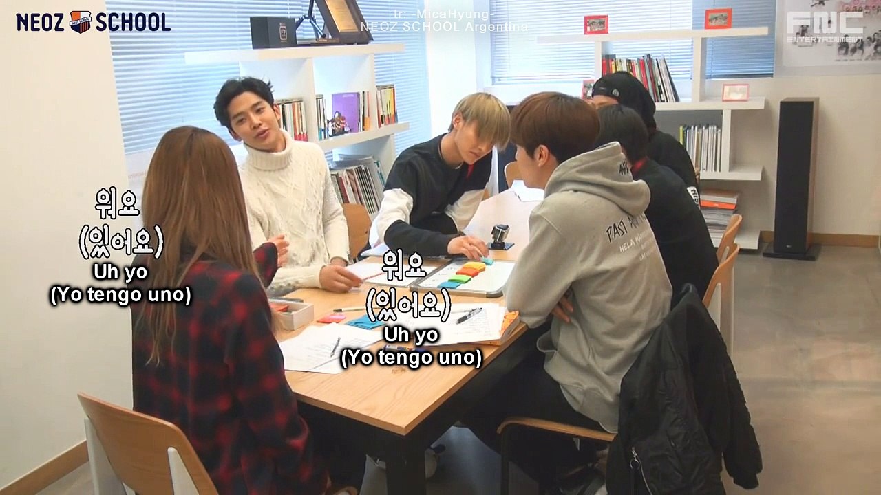 [SUB ESP] FNC NEOZ SCHOOL Ep. 7 Clase de Chino 2