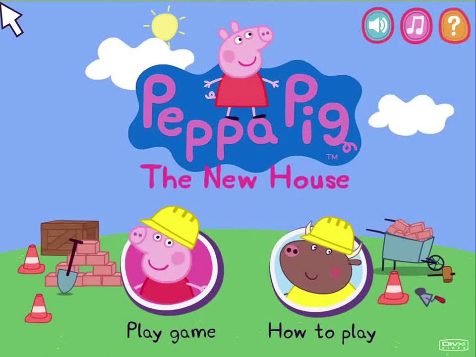 Peppa Pig Full Game Episode of The New House - Complete Walkthrough - HD 1080p English