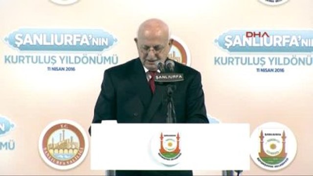 Şanlıurfa TBMM Başkanı İsmail Kahraman Şanlıurfa'nın Kurtuluş Günü Kutlamalarında Konuştu