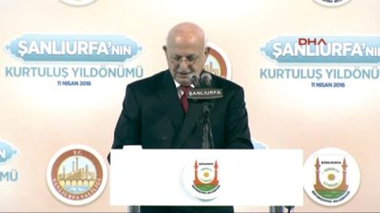 Şanlıurfa TBMM Başkanı İsmail Kahraman Şanlıurfa'nın Kurtuluş Günü Kutlamalarında Konuştu