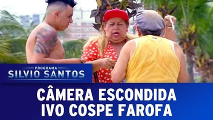 Câmera Escondida: Ivo cospe farofa