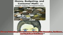 READ book  Money Budgeting and Consumer Math with Examples Problems and Explained Solutions  FREE BOOOK ONLINE