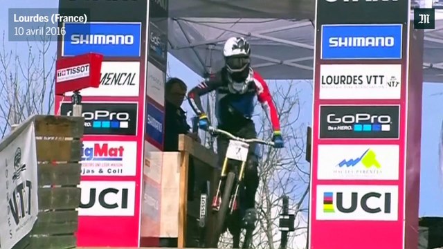 L'Américain Aaron Gwin remporte la Coupe du monde de VTT de descente à Lourdes