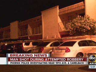 Man shot during attempted robbery