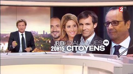 JT de 20h : Emmanuel Macron assure qu'il regardera François Hollande sur France 2