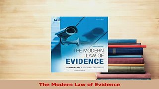 Download  The Modern Law of Evidence PDF Online