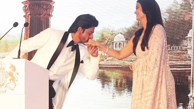 Shahrukh Khan KISSES Aishwarya Rai At Prince William & Kate Middleton Royal Dinner Party