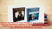 PDF  Warren Buffett and Tony Robbins 2 in 1 book set  Top Life and Business Lessons of Warren Free Books
