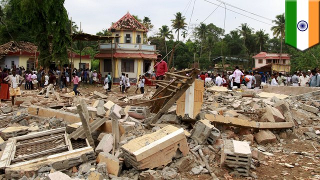 Huge fireworks show gone wrong kills and injures hundreds at Indian temple