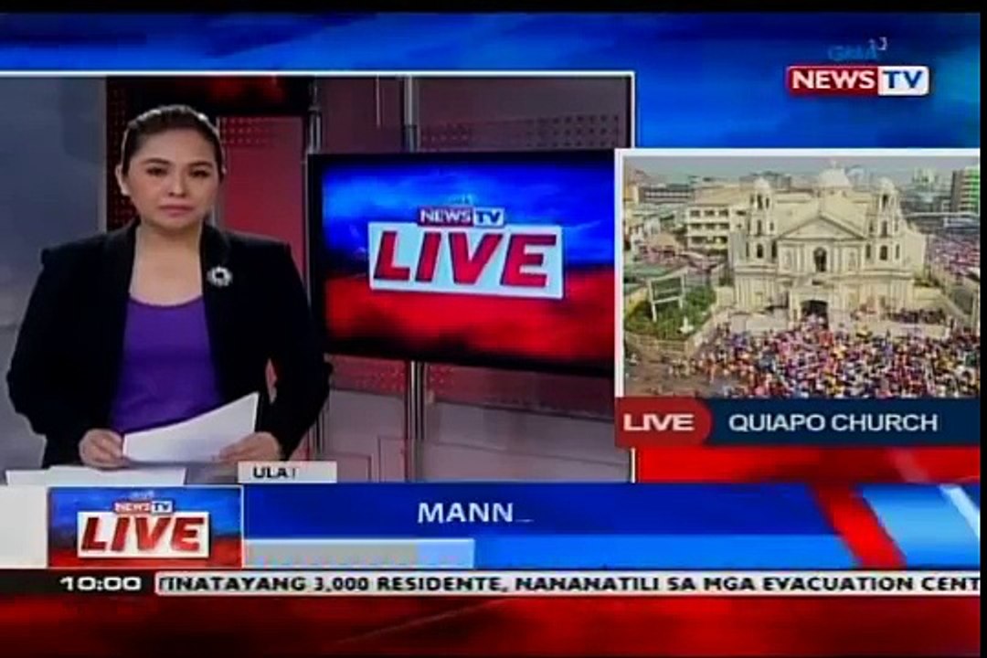 NTVL: Andas ng imahen ng Itim na Nazerno, palapit na sa Ville de Manille Hall