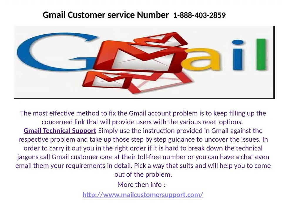 Gmail technical support
