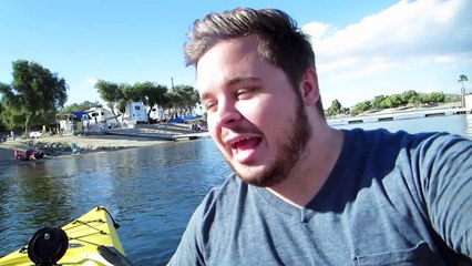 KAYAKING ON THE WORLDS LARGEST BANANA!