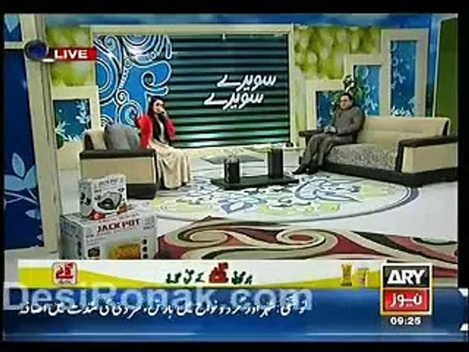 Taher Shah Interview on ARY TV SHOW Saweray Saweray