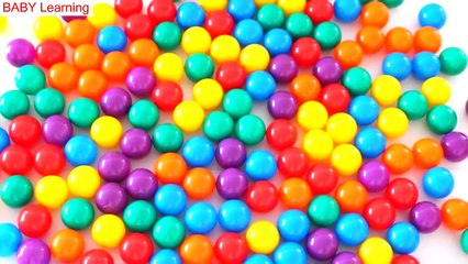 "BALL PIT SHOW" Learning Colors and Counting Surprise Toys Pez Minions Peppa Pig RainbowLearning