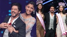 CANDID MOMENTS : SRK, Jacquleine,Varun Dhawan At Femina Miss India 2016