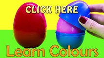 Learn Colors with Surprise Eggs Nesting Stacking Cups in English Learn Colours Play-Doh Eggs Part 8
