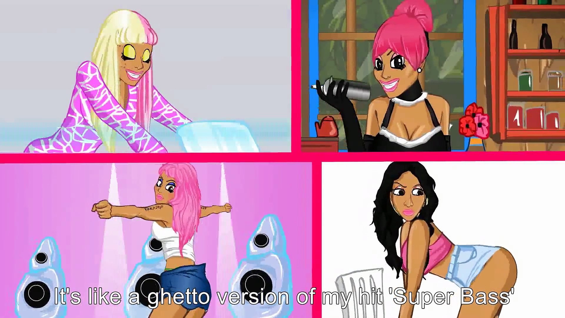 ⁣Nicki Minaj - Anaconda (CARTOON PARODY)