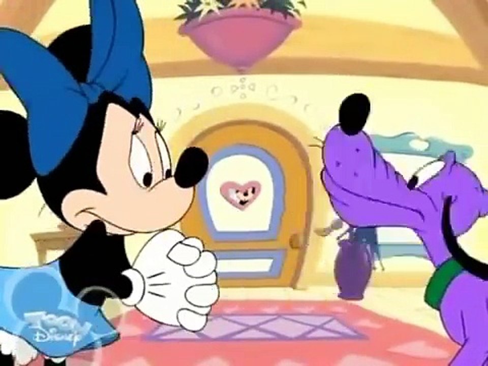 Purple Pluto Minnie Mouse cartoon