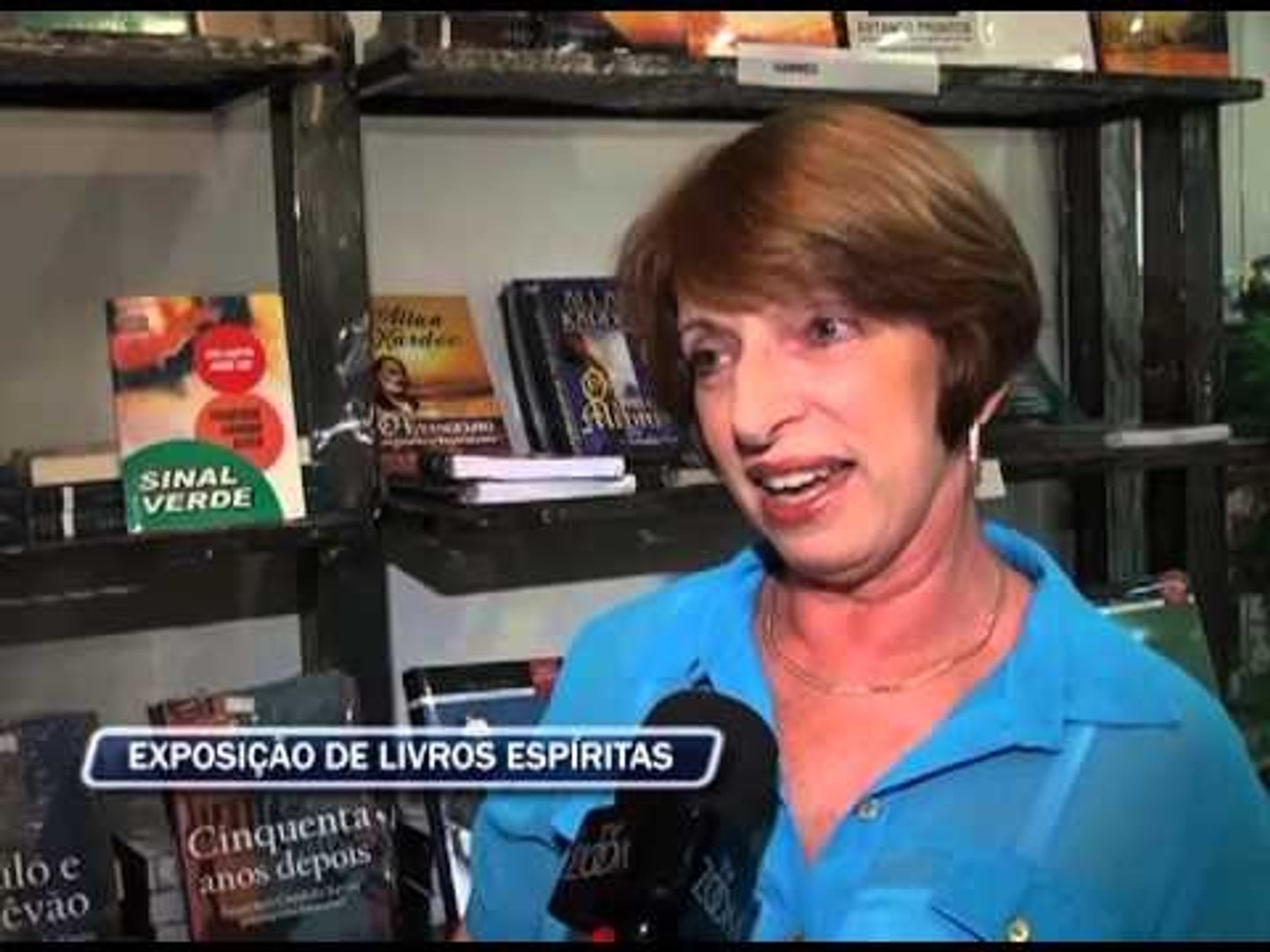 21-10-2013 - EXPOSIÇÃO DE LIVROS ESPÍRITAS - ZOOM TV JORNAL