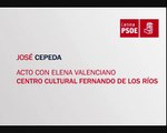 José Cepeda interviene en el Centro Cultural Fernando de los Ríos