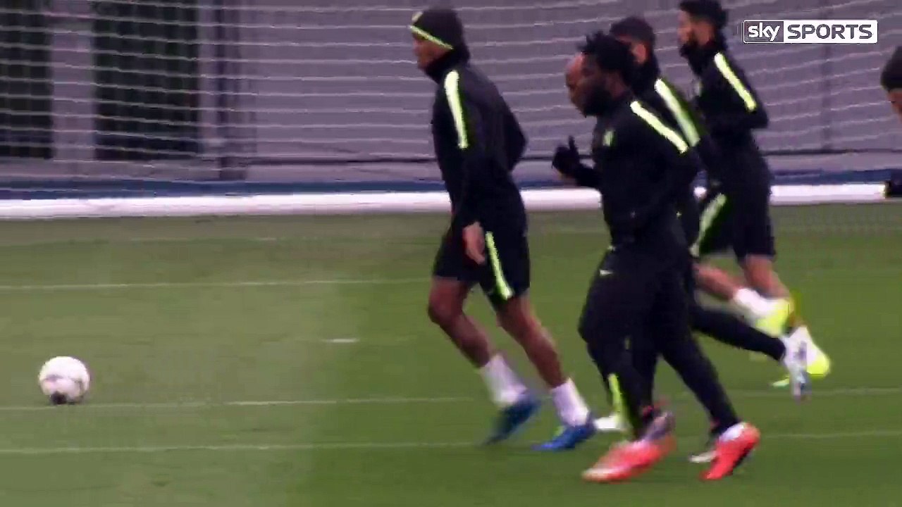Manchester City captain Vincent Kompany returns to training (11th April)