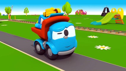 Leo Junior bir buharlı tren yapıyor - Eğitici çizgi film - Türkçe izle