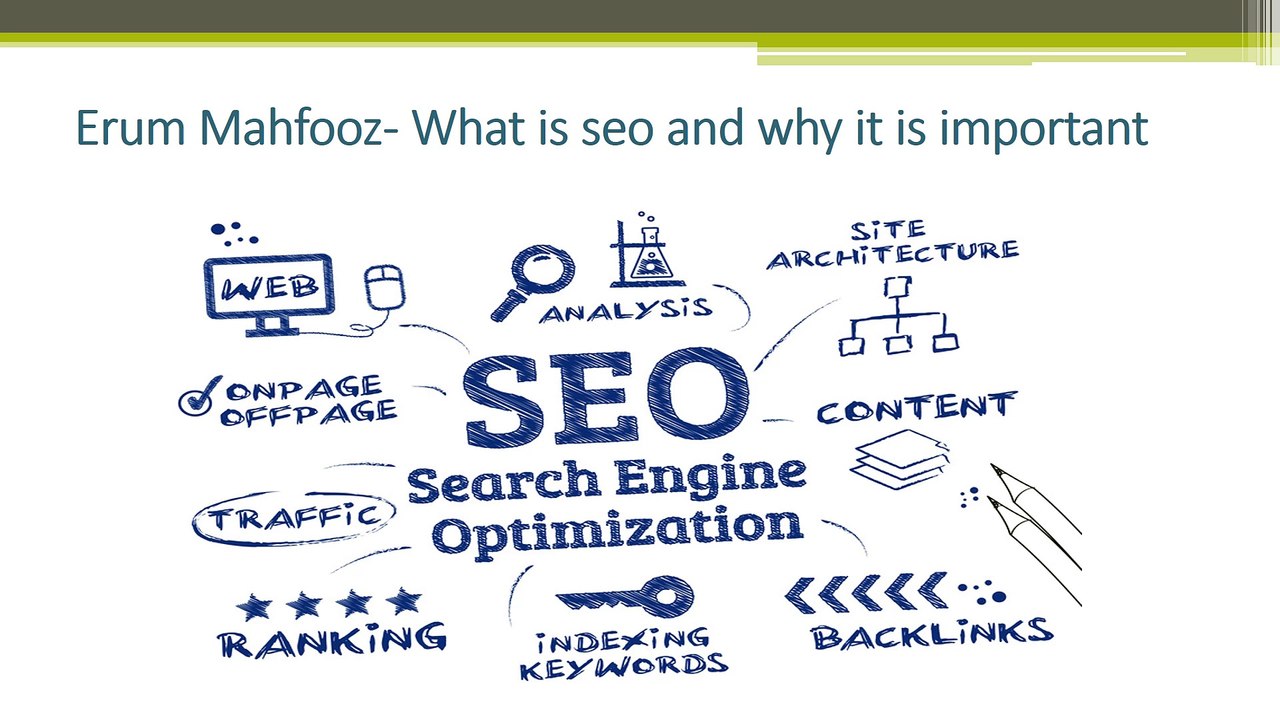 Erum Mahfooz- What is seo and why it is important