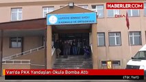Van'da PKK Yandaşları Okula Bomba Attı