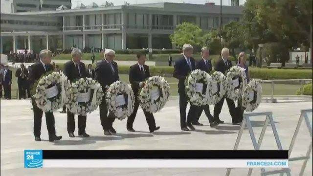 جون كيري يشارك في تأبين ضحايا هيروشيما على هامش قمة الدول السبع