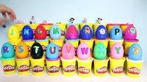 Surprise Eggs ABC Learn the Alphabet Eggs Huevos Sorpresa Aprende el Abecedario Toy Videos Part 6
