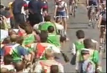 1991 Tour De France Abdu Crash!!
