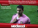 Mauricio Pinilla dopo Roma-Palermo 2-3 - 16-04-2011
