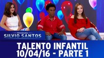 Talento Infantil com Lari Manoela, Maisa Silvia e Jean Paulo - Parte 1