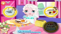 Baby Elsa Birthday Cake - Frozen Princess Elsa and Anna Cooking Cake Game