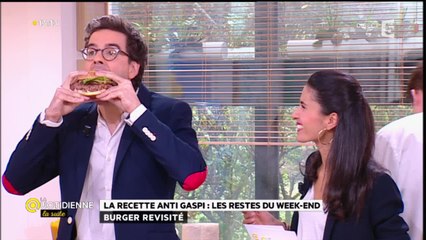 Quand Thomas vient manger un burger sur le plateau de La Suite !