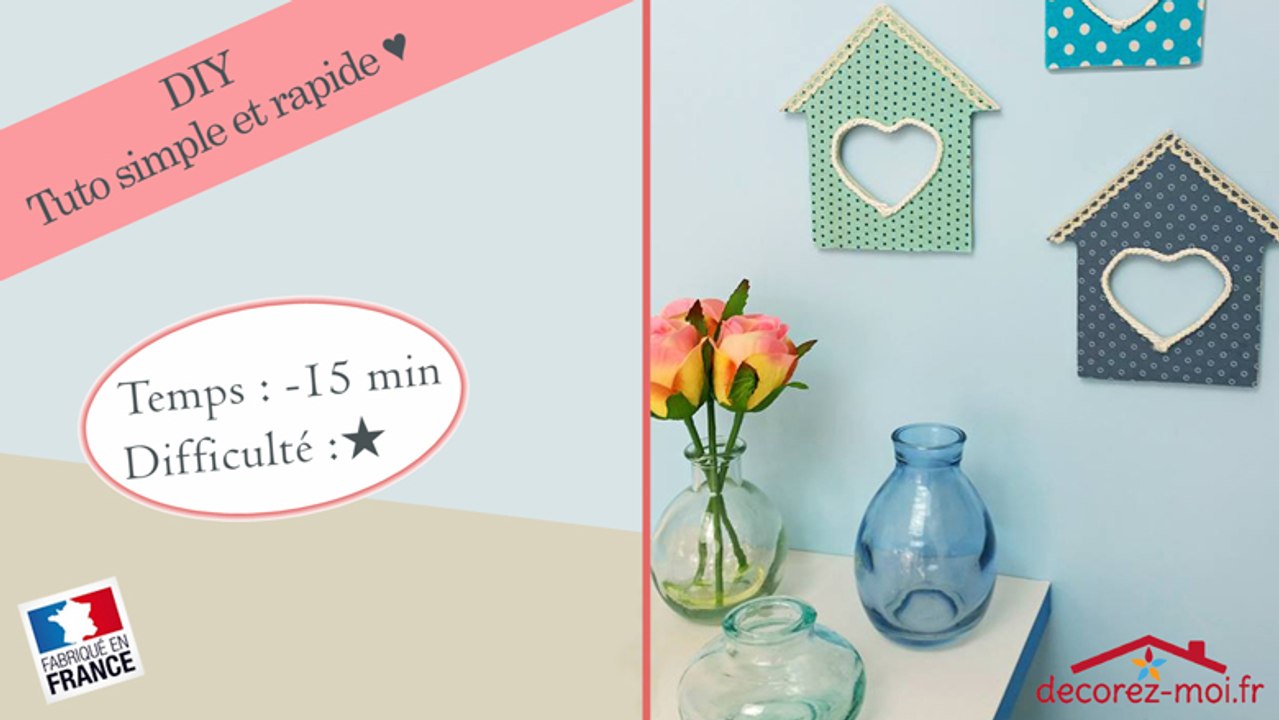 DIY - tuto pour faire une deco sans peinture rapide et facile à faire sois même