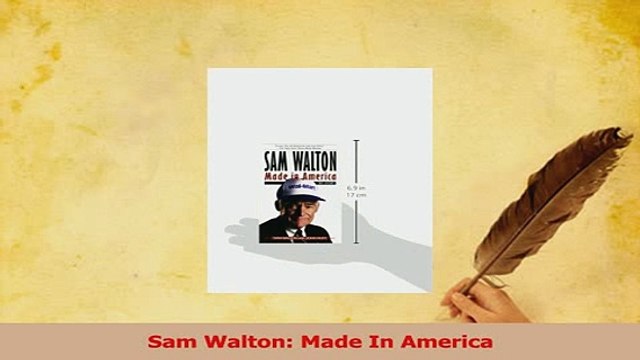 Download Sam Walton Made In America Ebook Online