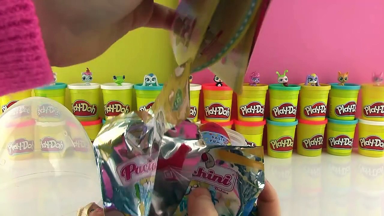 Pisi Oyun Hamuru DEV Sürpriz Yumurta Açma Pepee Harika Kanatlar Barbie Oyuncakları