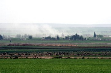 IŞİD Mevzileri Havadan ve Karadan Vuruldu