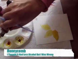 Beginning Alcohol Ink Painting With Brushes
