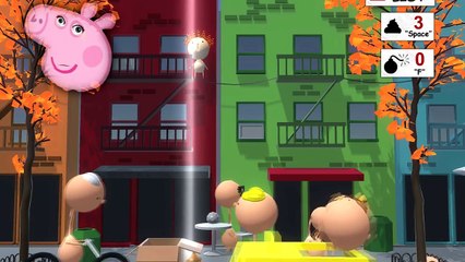 Peppa pig playing There's Poop in my Soup